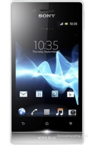 Sony Xperia Miro(White with Silver Strip, 4 GB)